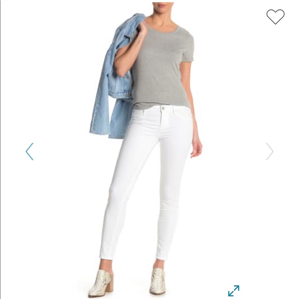 Articles of society white sarah skinny jeans